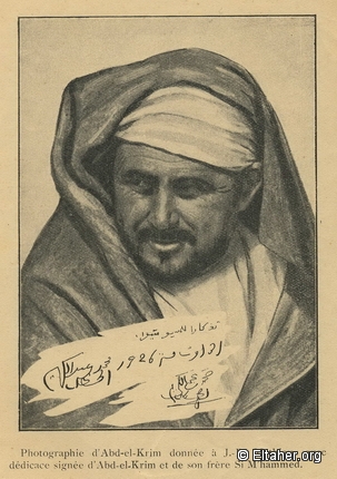1926 - Abdel-Krim - Portrait edited